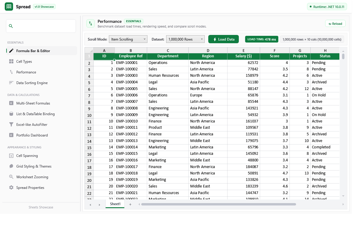 Performance Benchmark