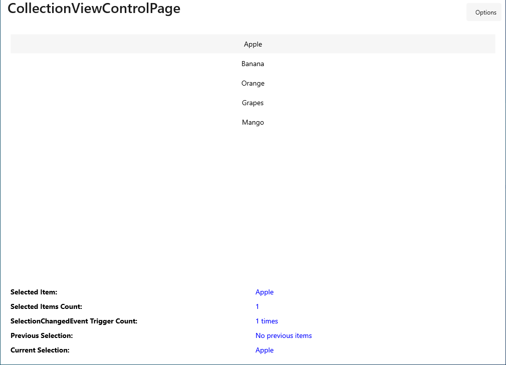 VerifySelectionModeSingleWhenProgrammaticSelectionWorksWithVerticalList actual