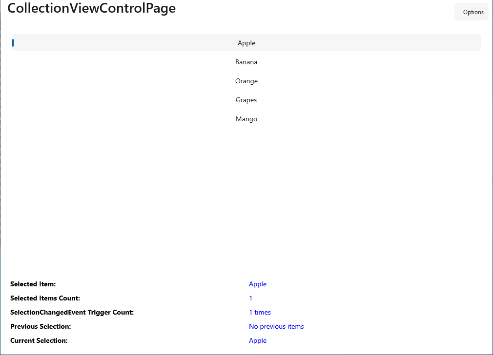 VerifySelectionModeSingleWhenProgrammaticSelectionWorksWithVerticalList baseline