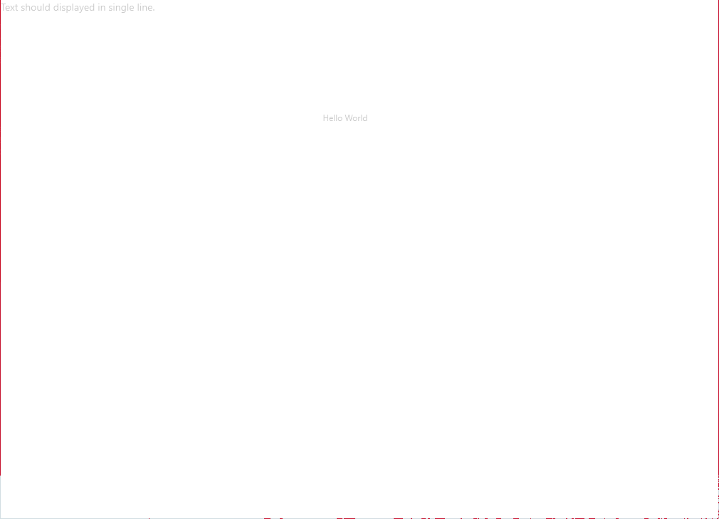 GraphicsViewShouldNotWrapText diff