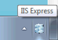 IIS Express 系统托盘图标