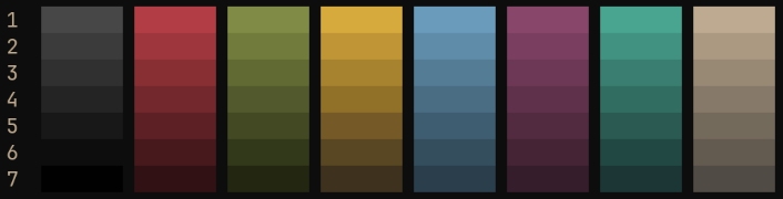 Covenant color palette