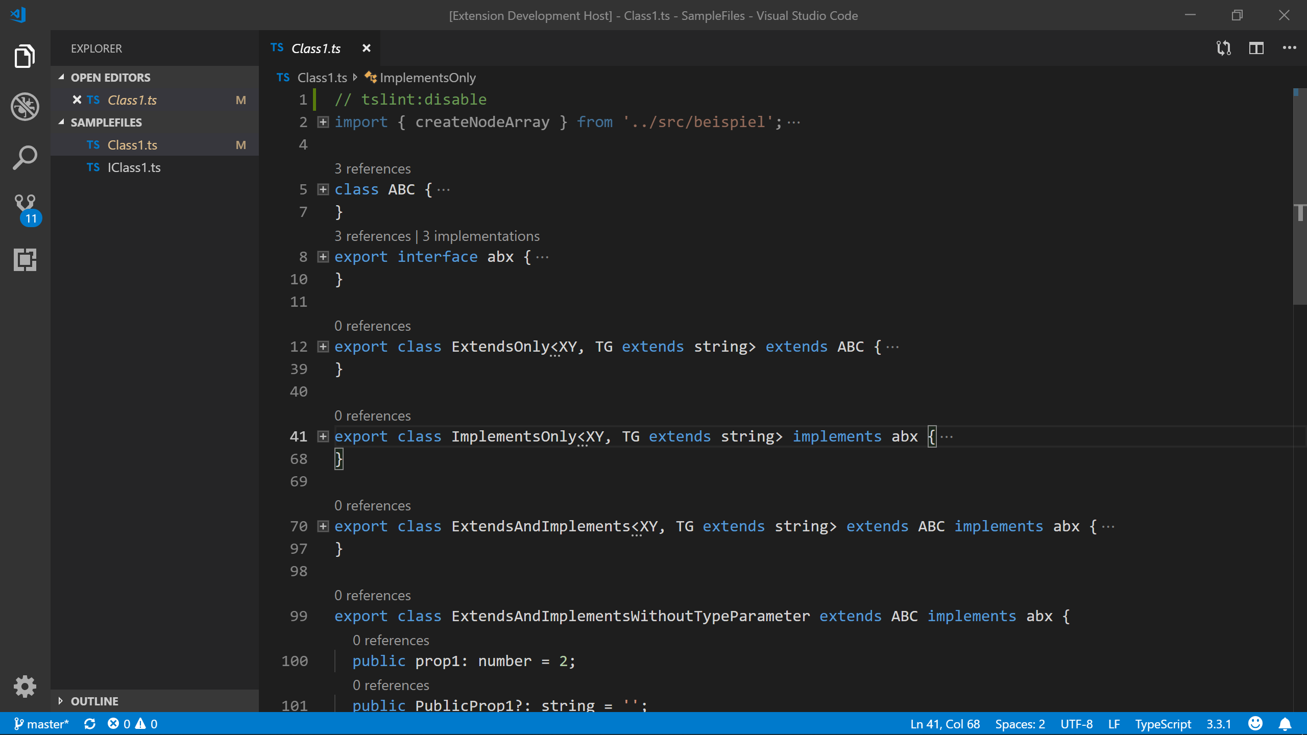 Visual Studio Code User Interface