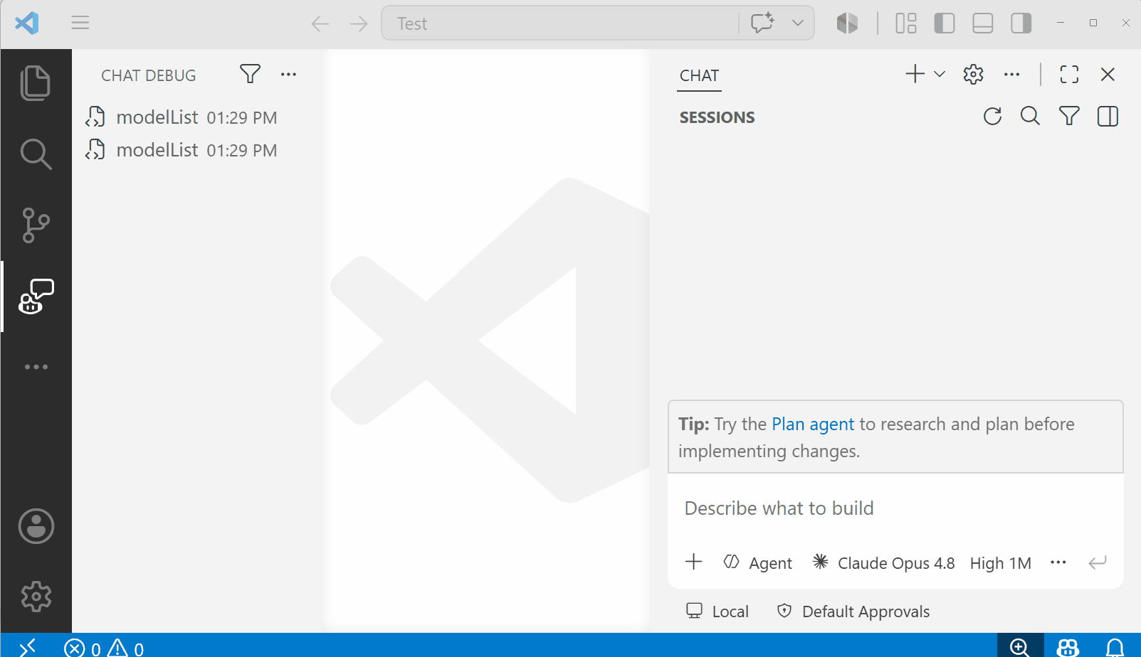 Copilot without the CLI Catalog MCP: it fails to realize the az CLI can reach Azure DevOps