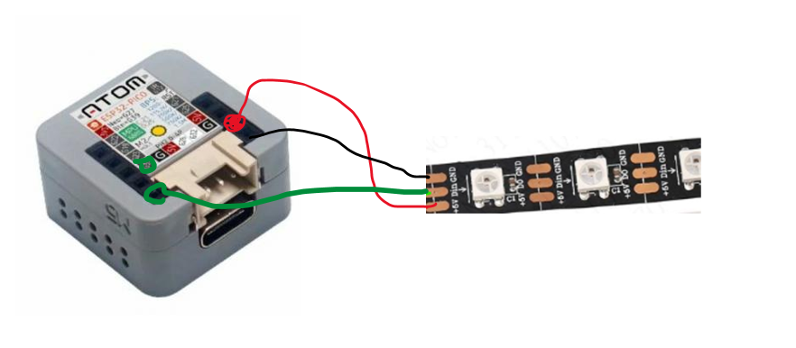 M5 LED connection