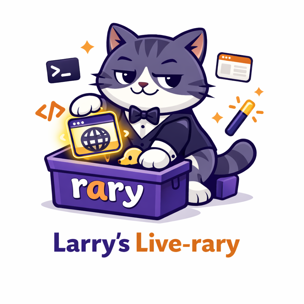 Larry the Cat — Larry's Live-rary