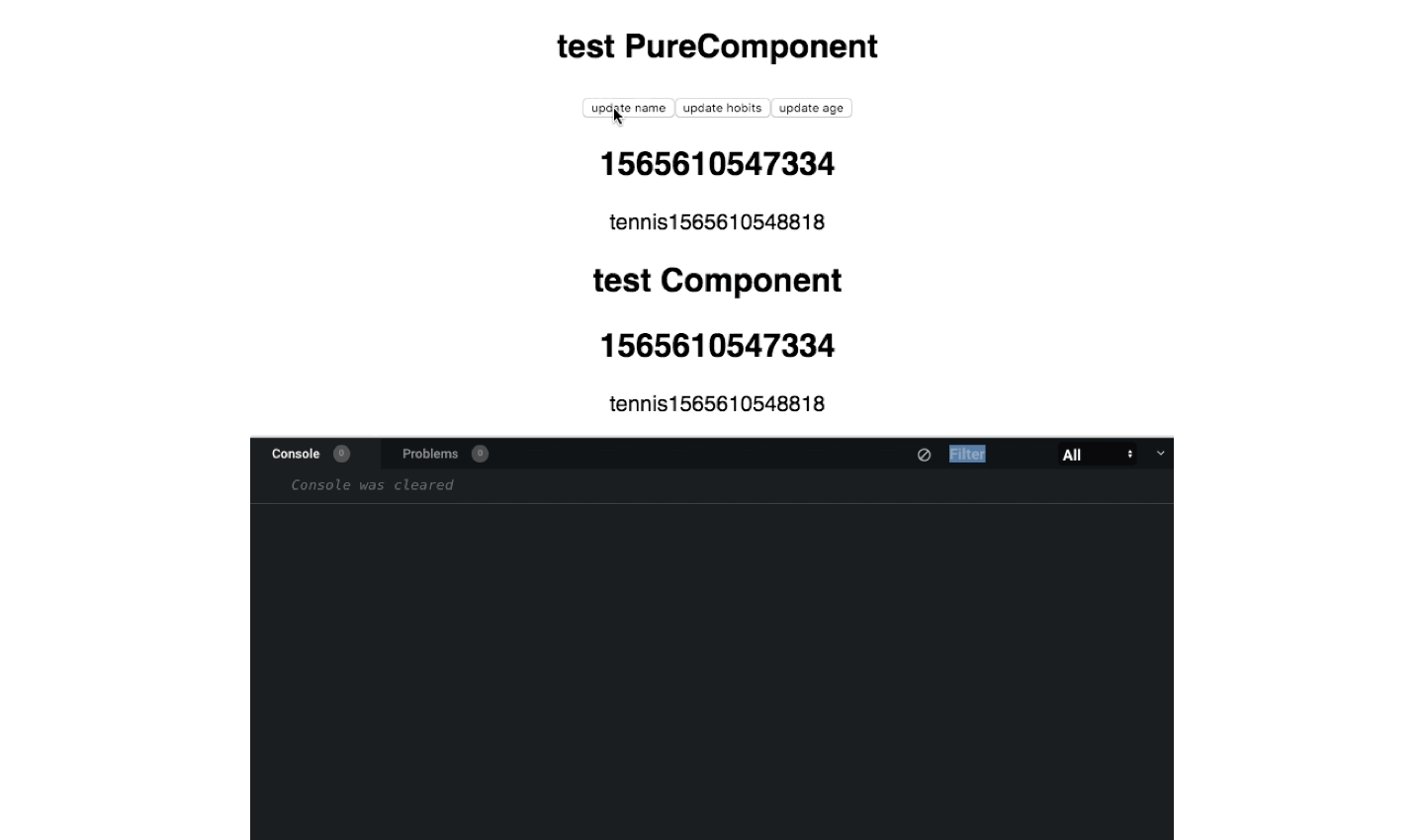 react pure component