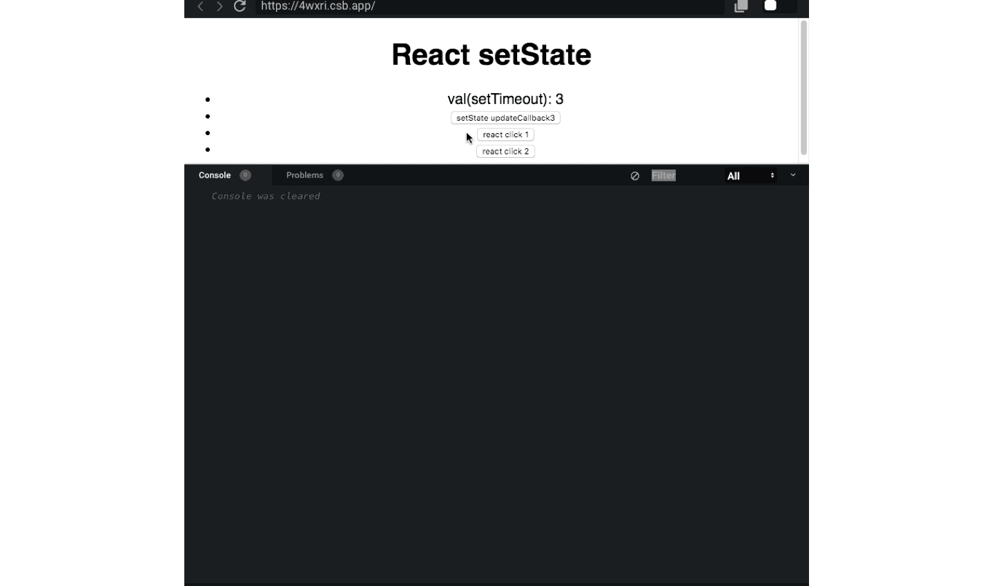react-setState
