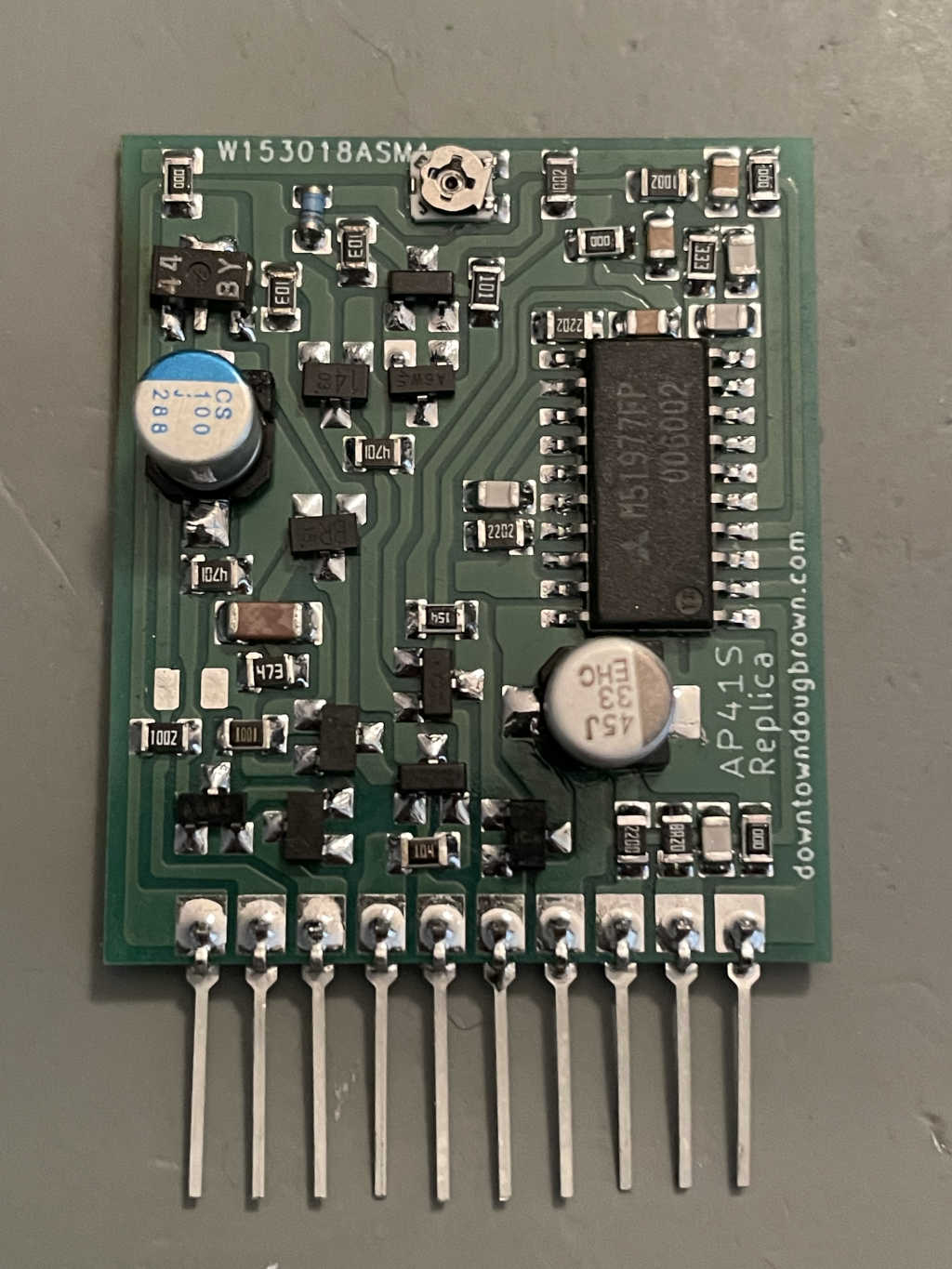 Iisi riser board, from the project README
