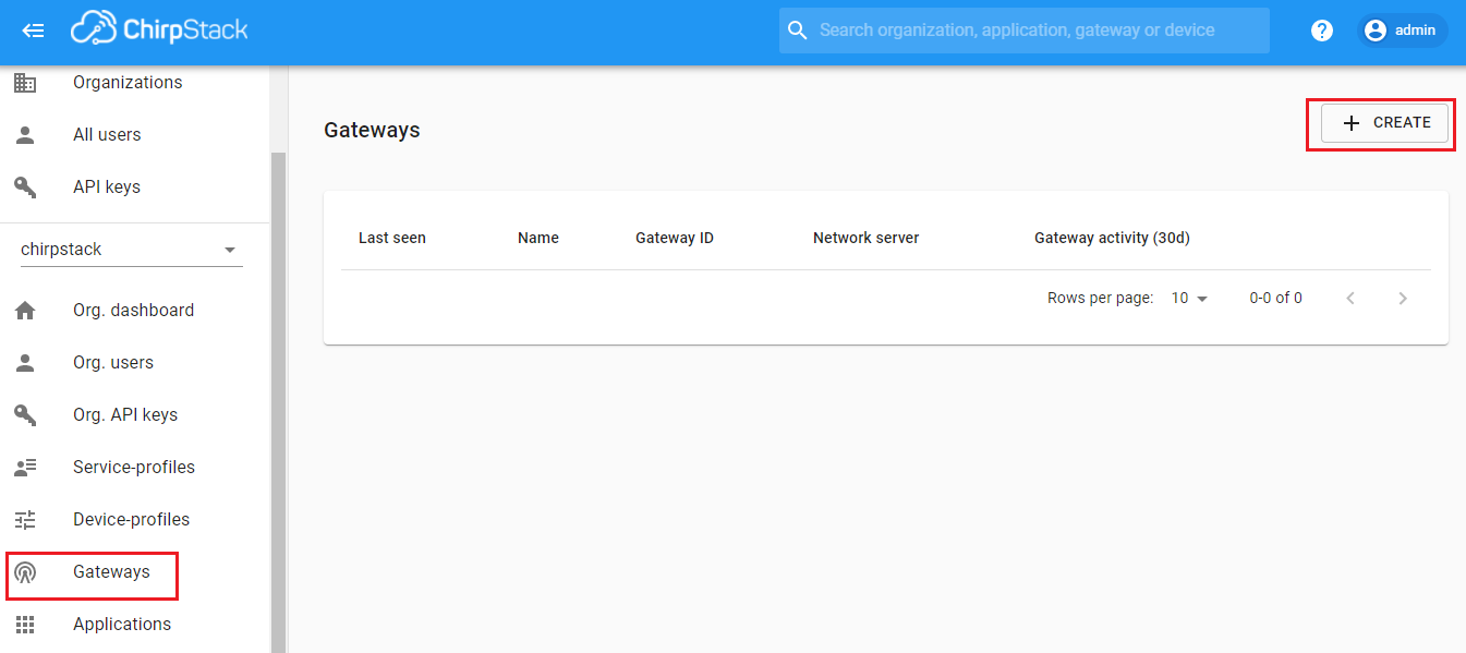 Selecting Gateways