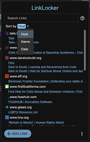 GitHub - dougpowers/LinkLocker: An encrypted link manager written with ...