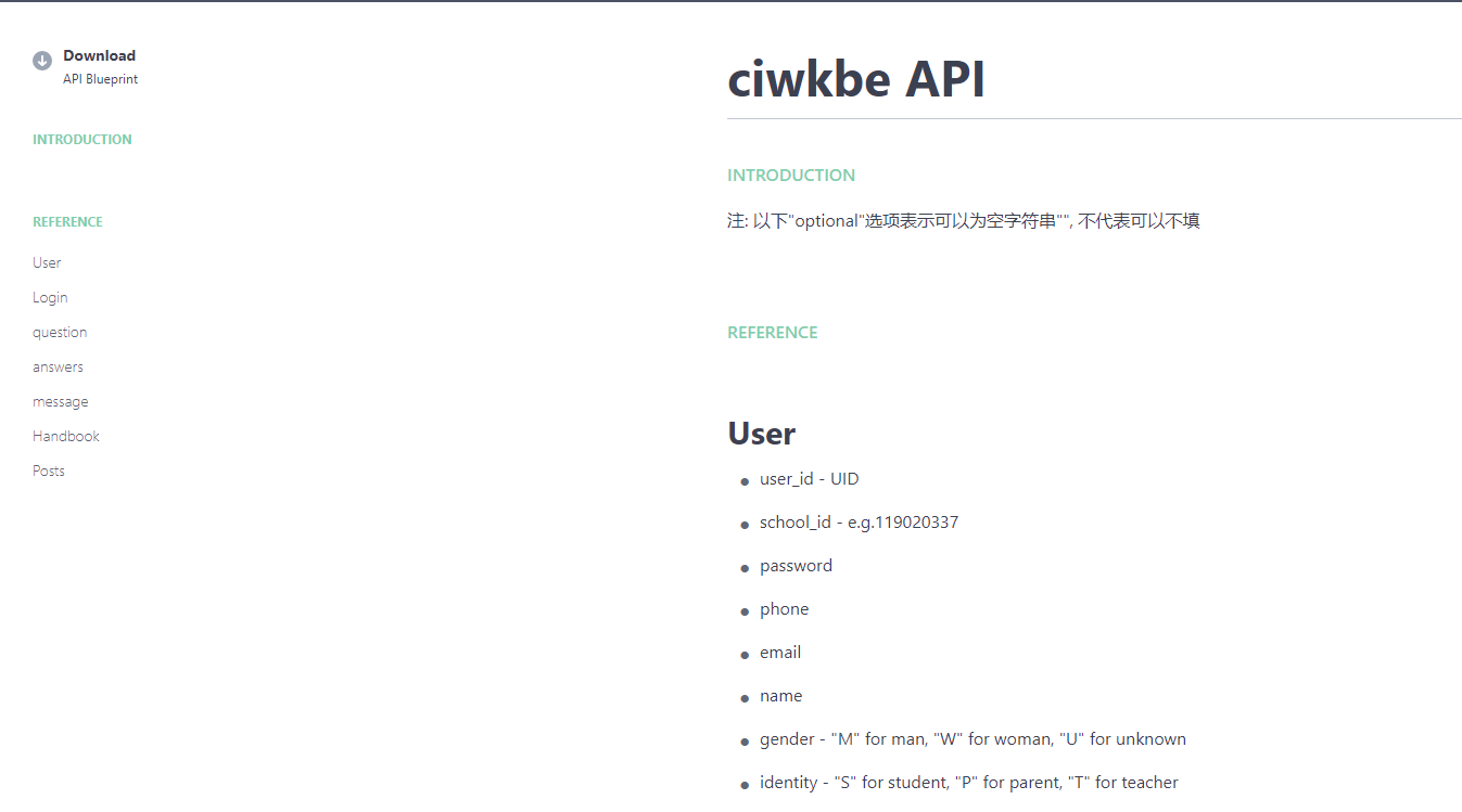 API Document Example