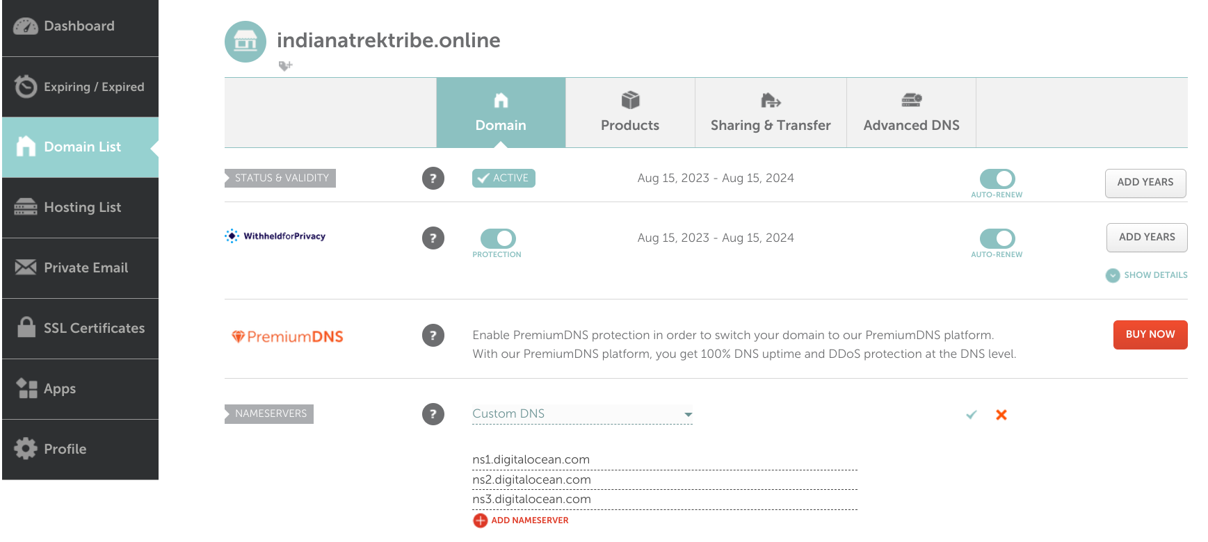 Set Custom DNS