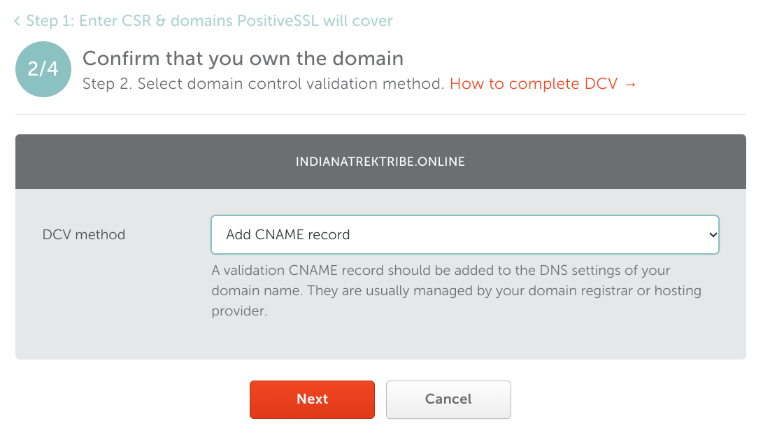 DCV Option