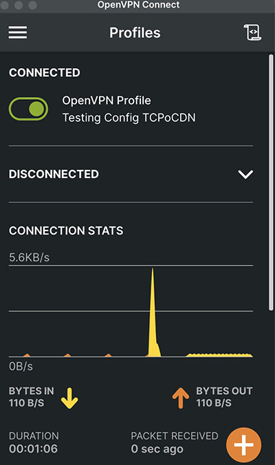 OpenVPN on NordVPN over TCPoCDN