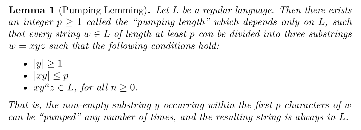 LaTeX compilation output