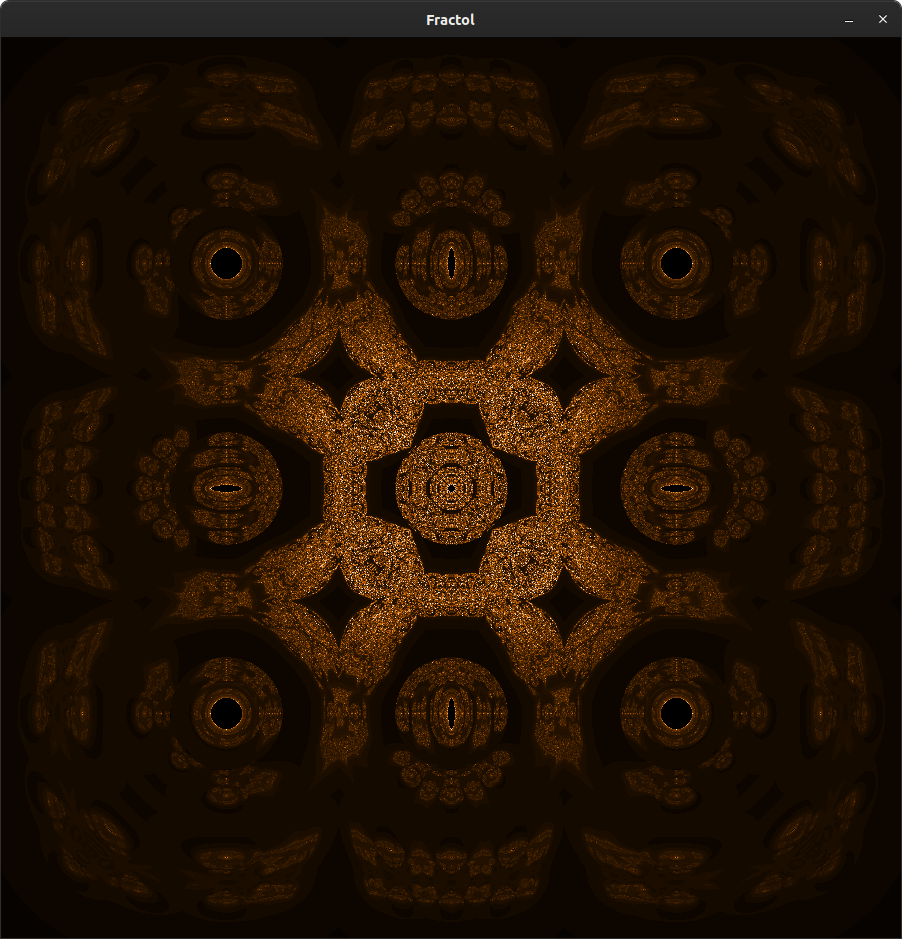 Fract-ol brown tribal Mandelbox