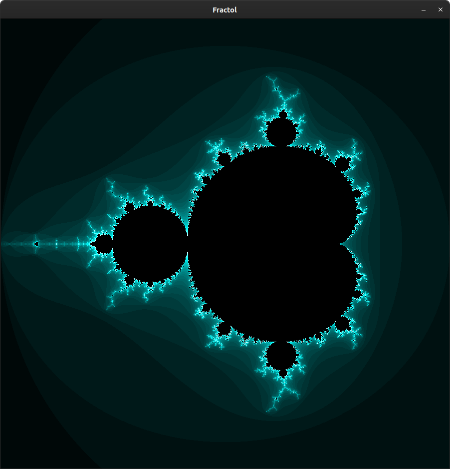 Fractal mono-colored Mandelbrot