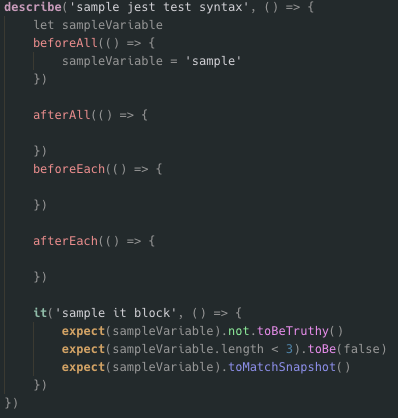 Example Test Syntax Highlighting