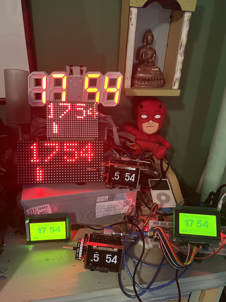 Several Arduino Clocks