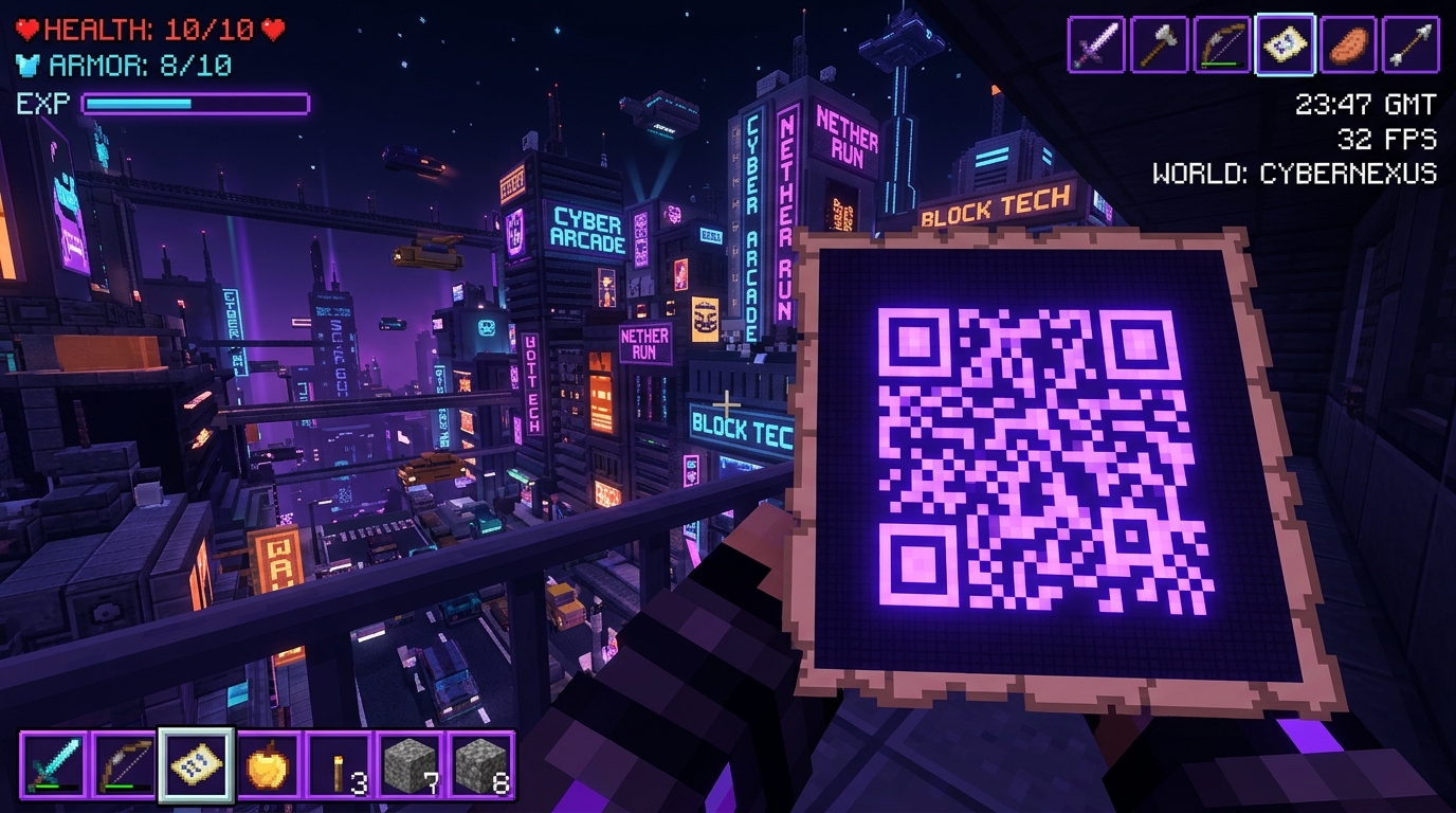 2FA QR Map Showcase