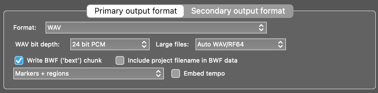 Render with markers or markers + regions