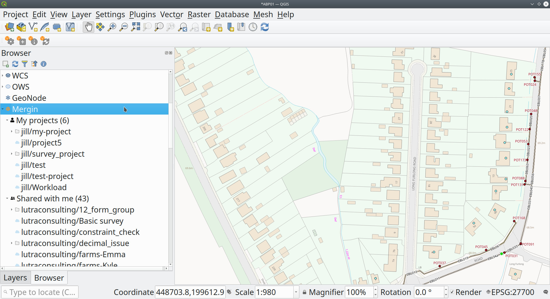 Mergin in QGIS