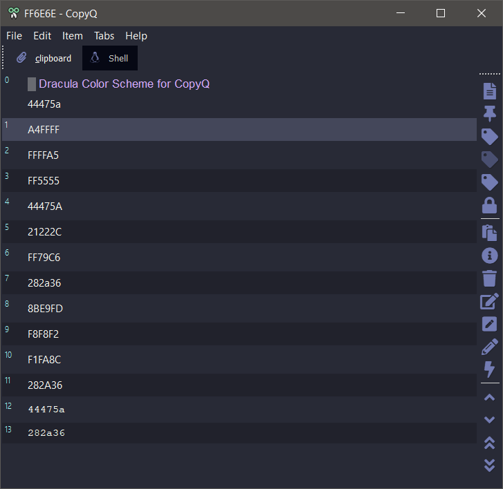 CopyQ - screenshot 1