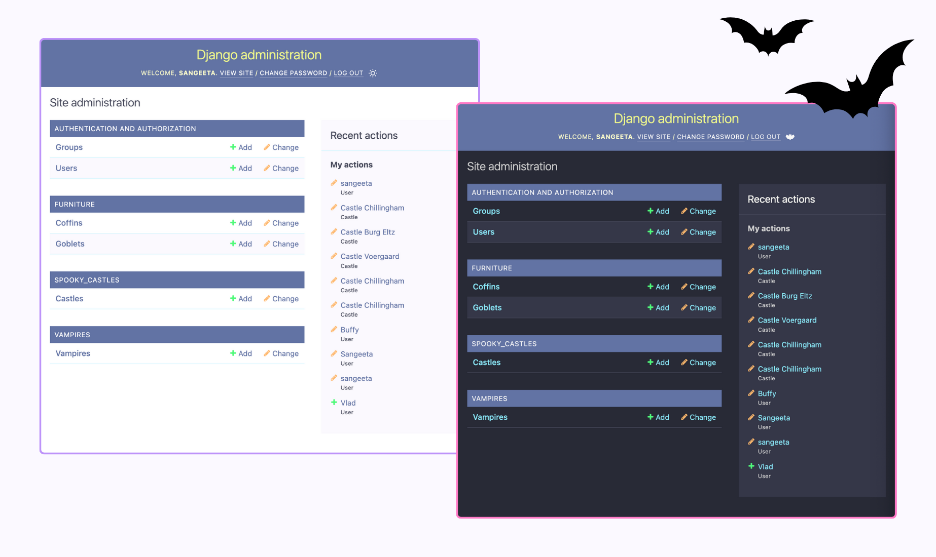Django Admin - screenshot 1