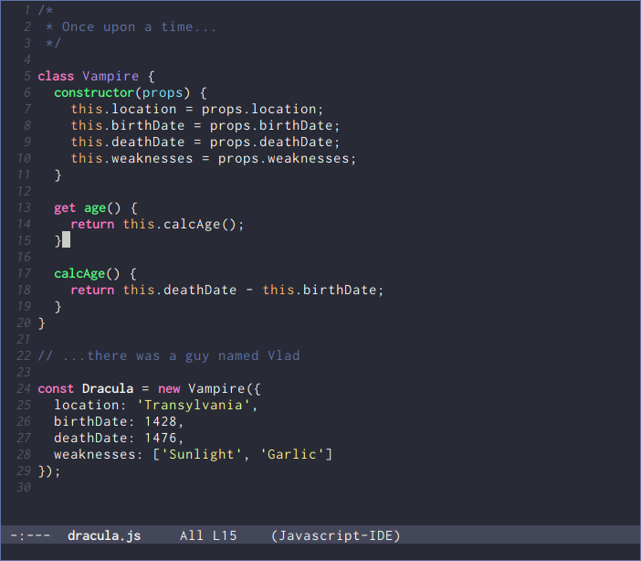 Emacs - screenshot 1