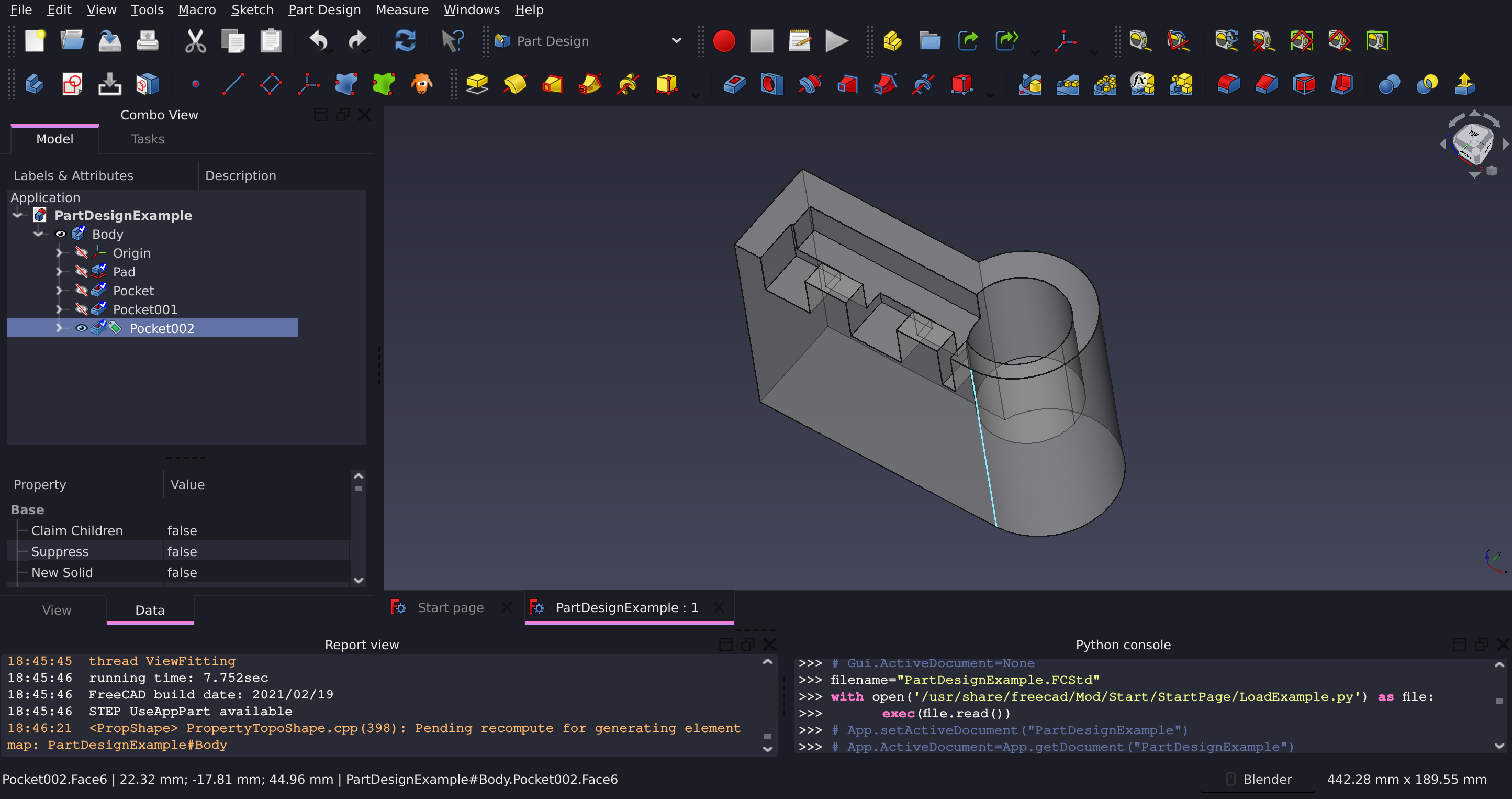 FreeCAD - screenshot 1