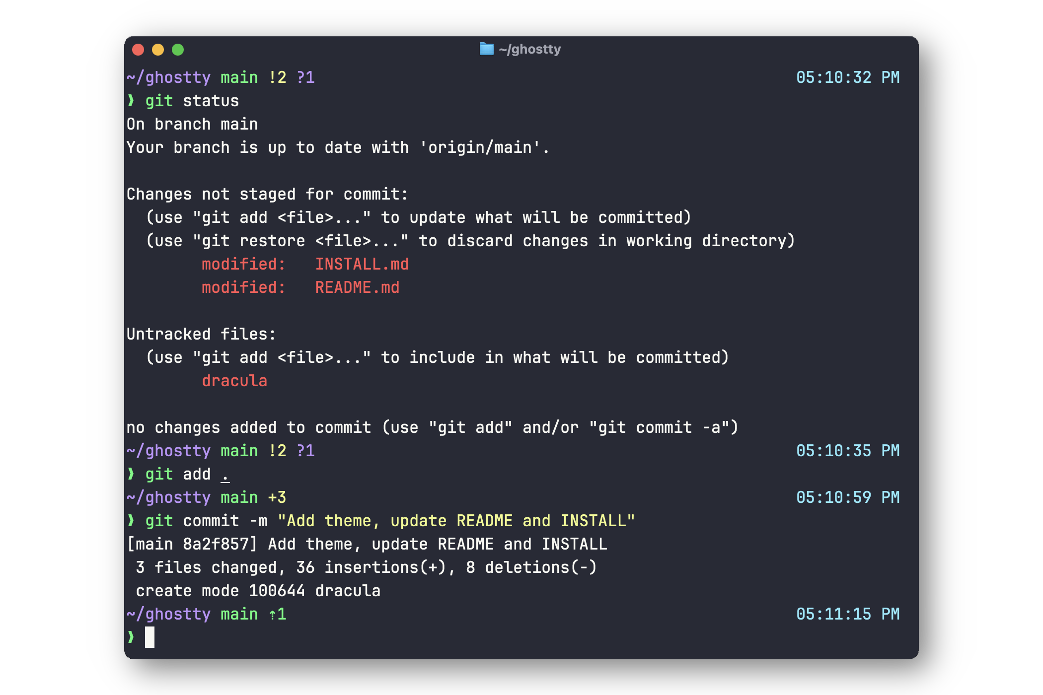 Ghostty - screenshot 1