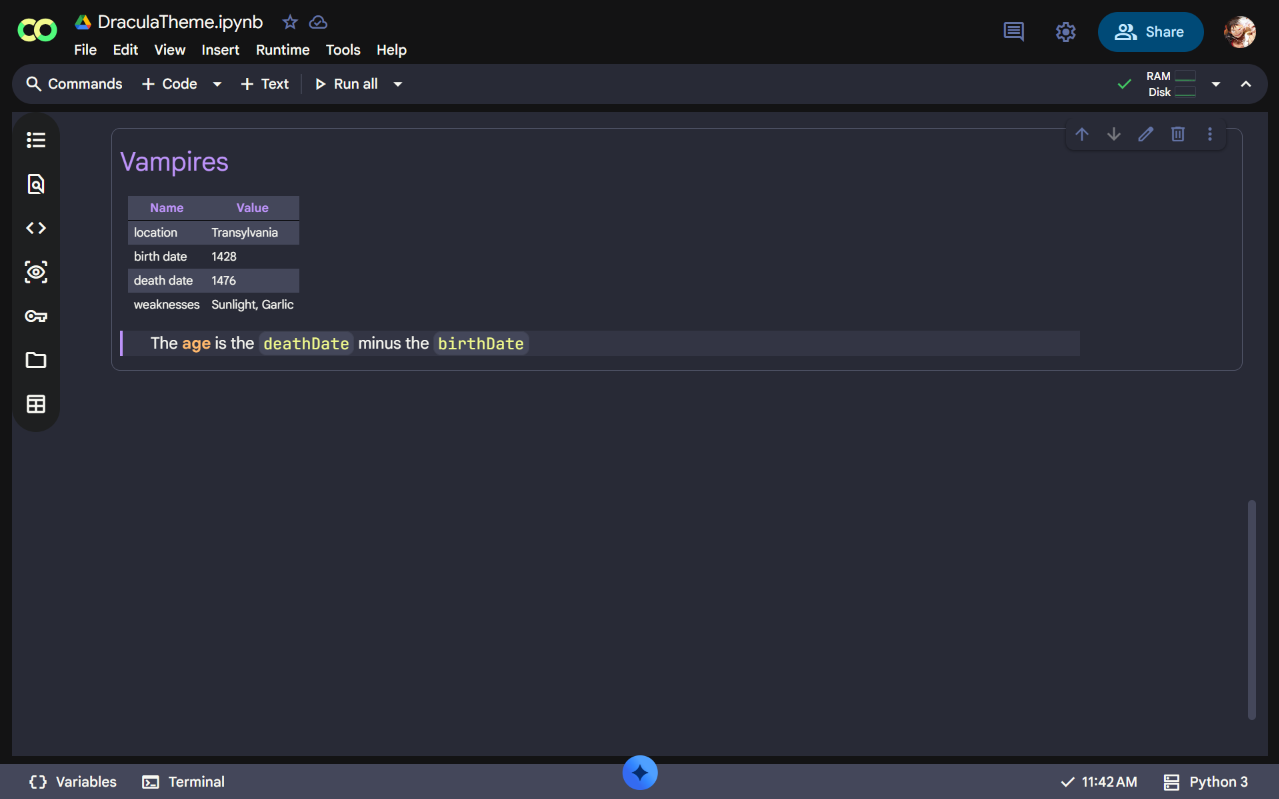 Google Colab - screenshot 1