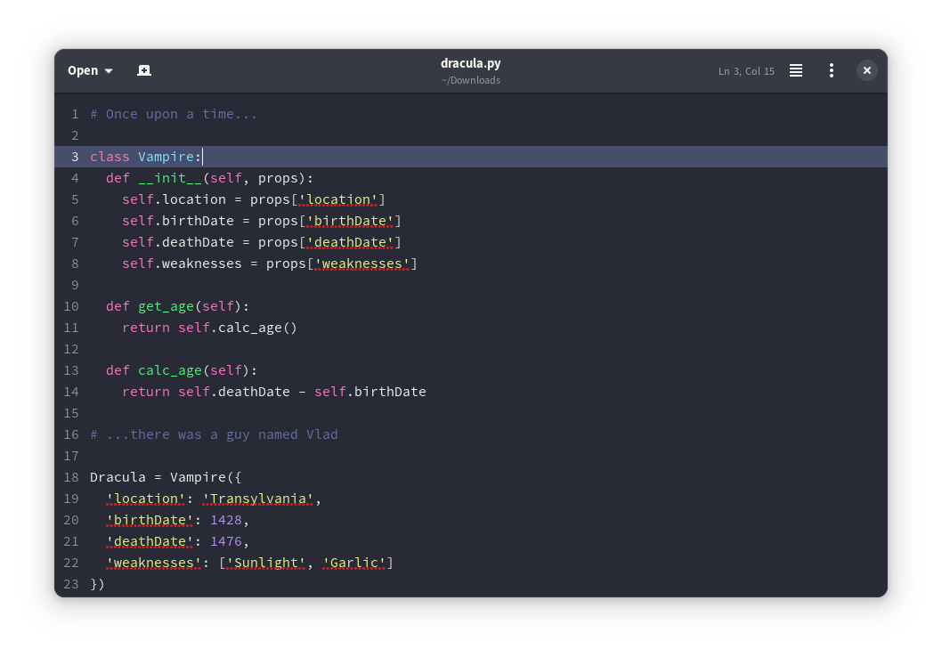 GtkSourceView - screenshot 1