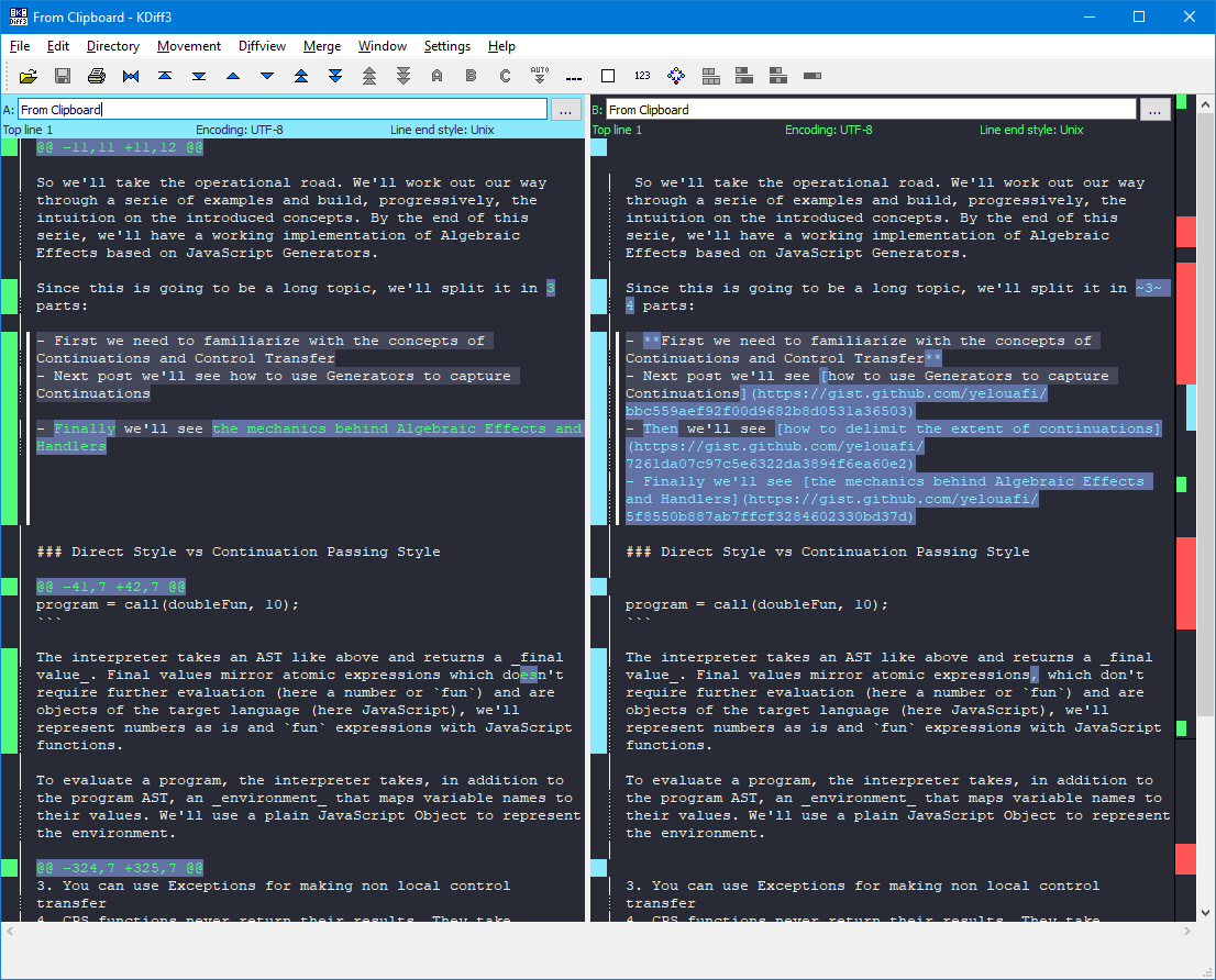 KDiff3 - screenshot 1