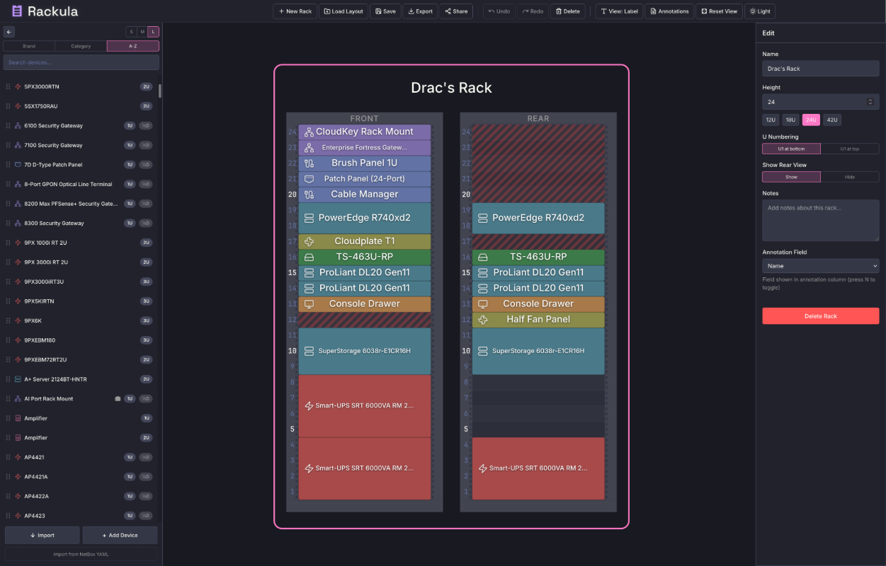 Rackula - screenshot 1