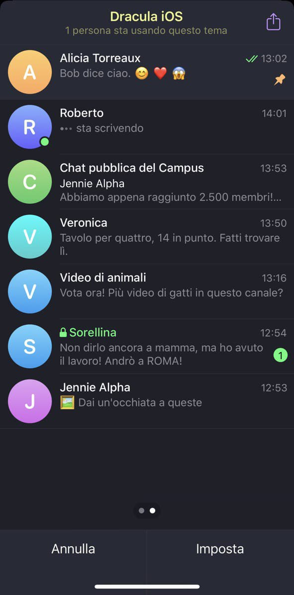 Telegram iOS - screenshot 1