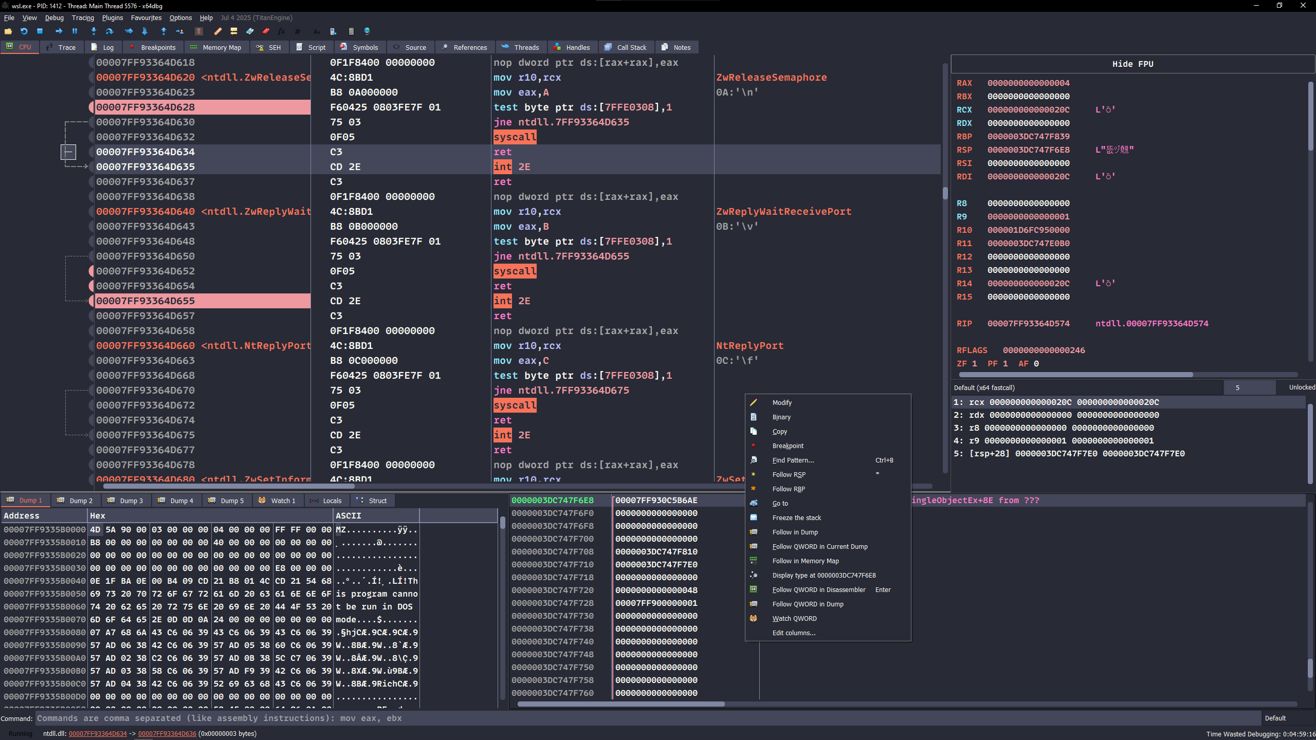 xdbg - screenshot 1