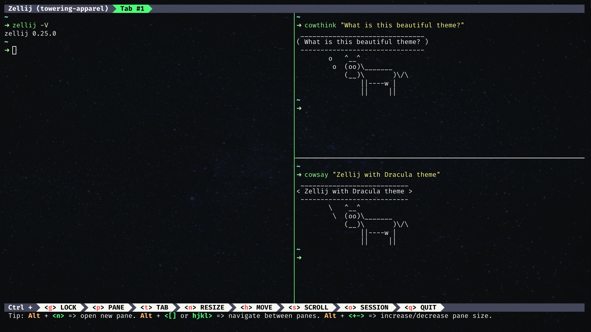 Zellij - screenshot 1