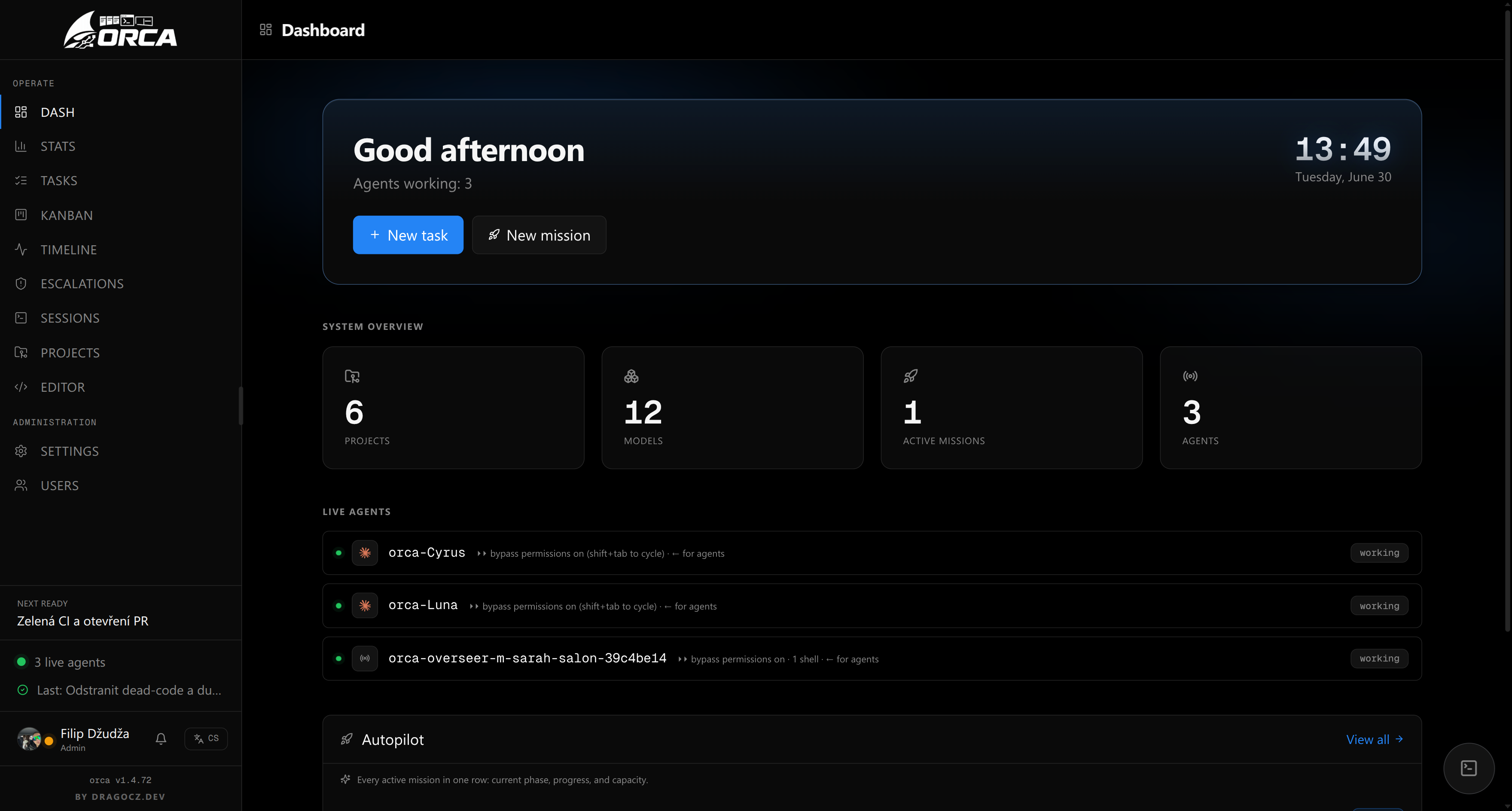 Dashboard