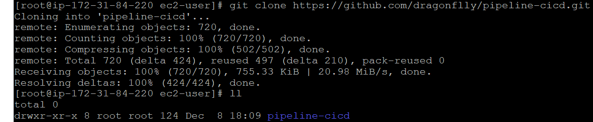 clone git repository