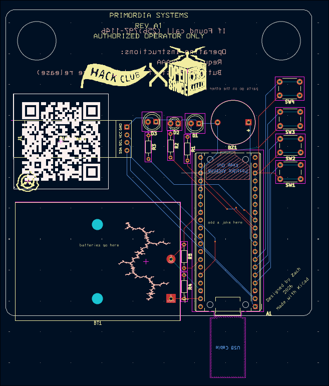 Digital name tag, from the project README