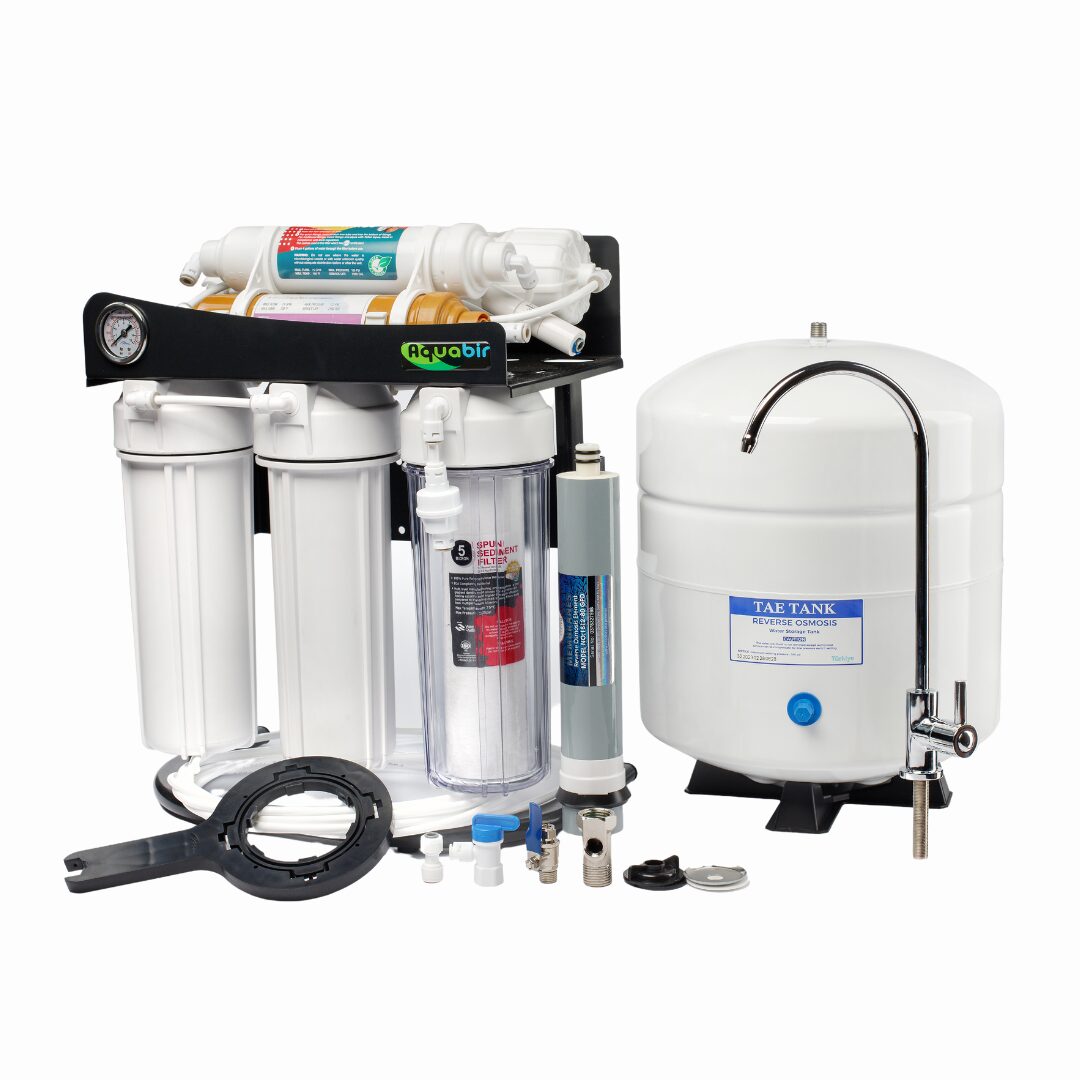 Osmos ST 6 trepte,  cu mineralizarea naturala + cu manometru.