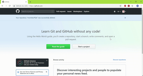 GitHub Scroll