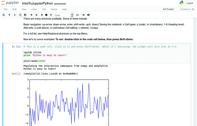 Jupyter Notebook IDE