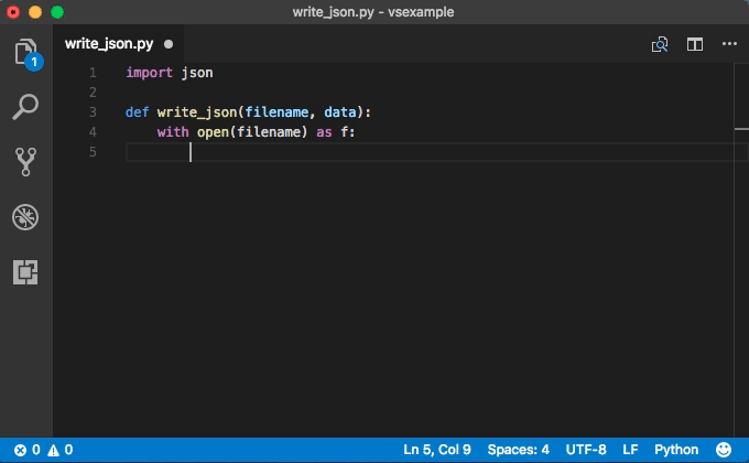 VS Code IDE