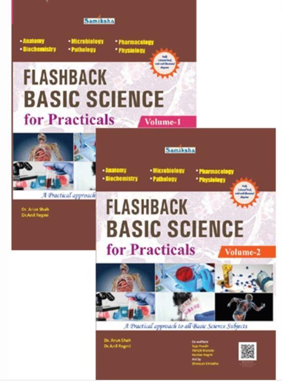 FLASHBACK BASIC SCIENCE for Practicals (Volume-1 & Volume-2)