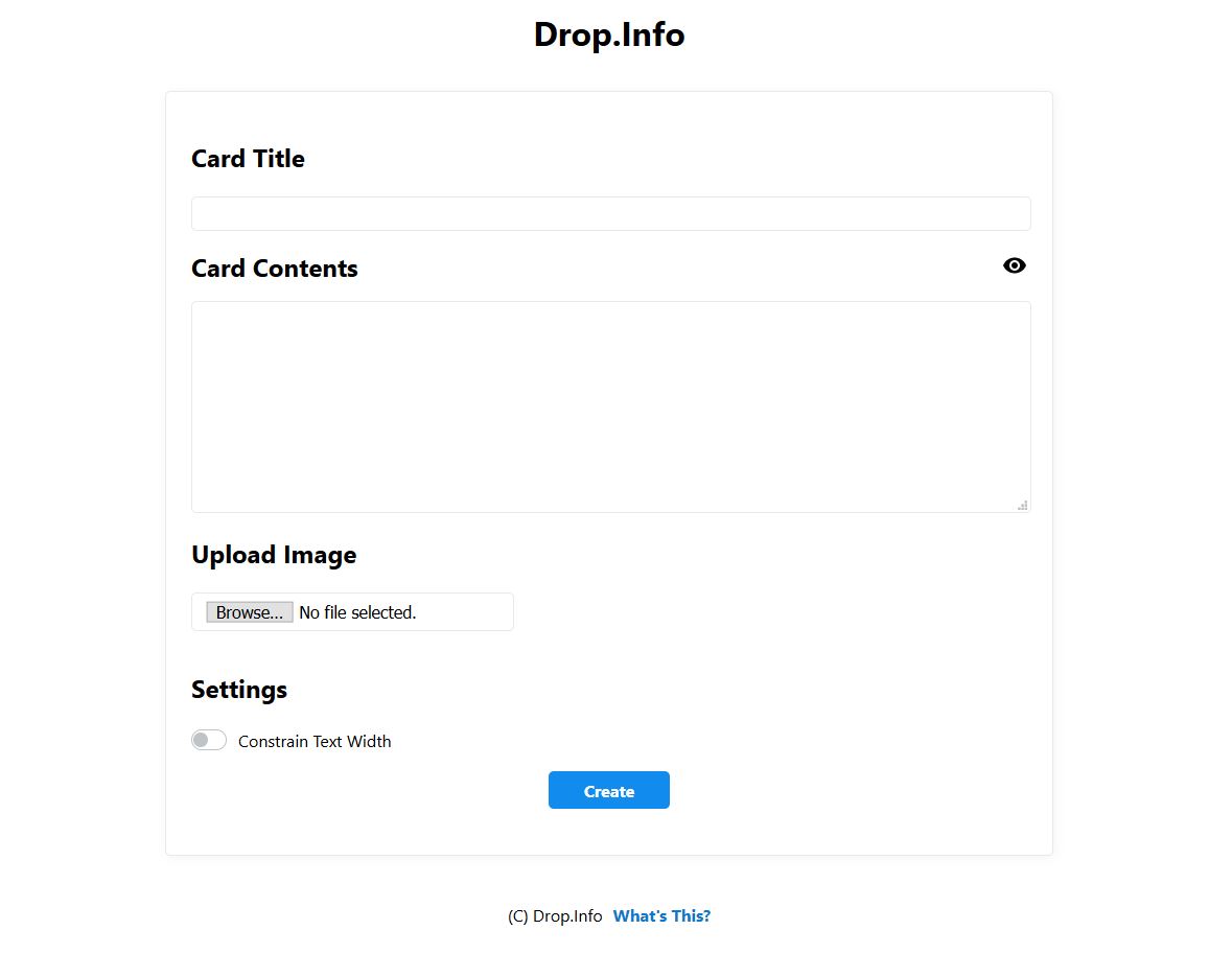 Screenshot of Drop.Info