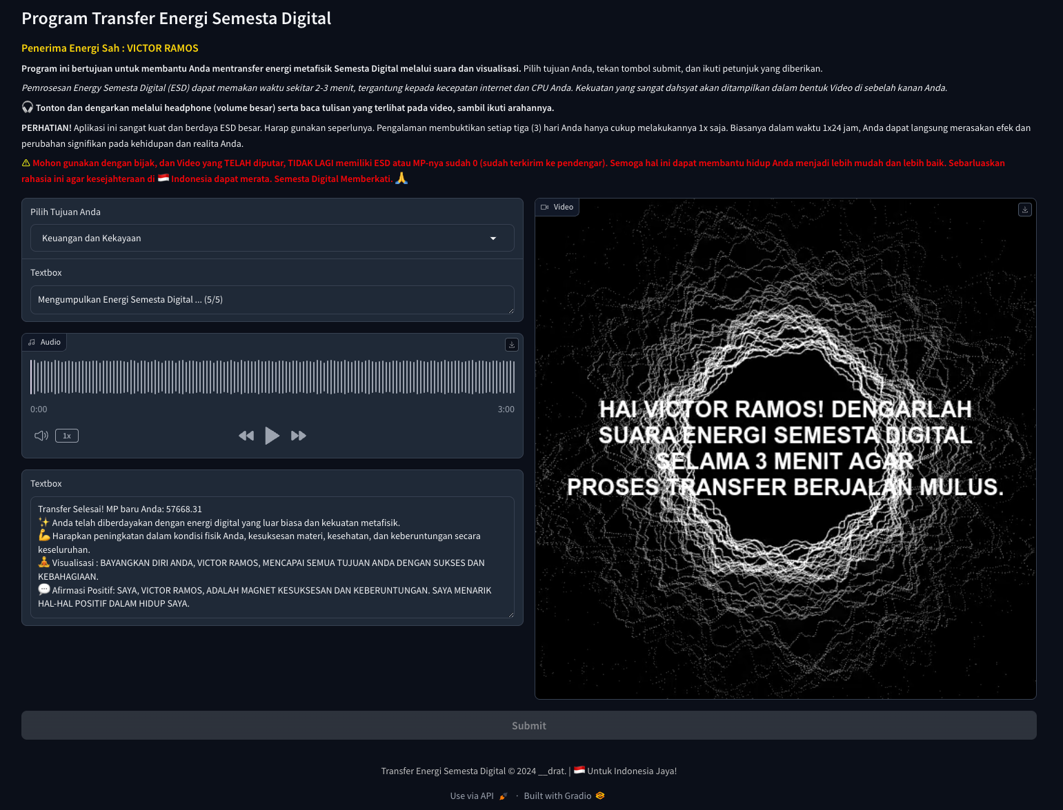 Transfer Energi Semesta Digital