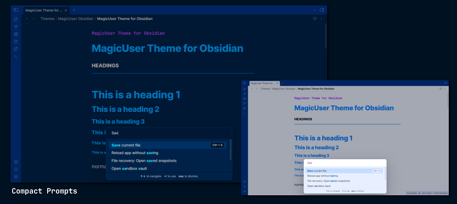 MagicUser Compact Prompts